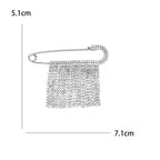 Crystal Tassel Statement Brooch – alternate view 4