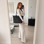 Élodie Grey Large Everyday Tote Bag