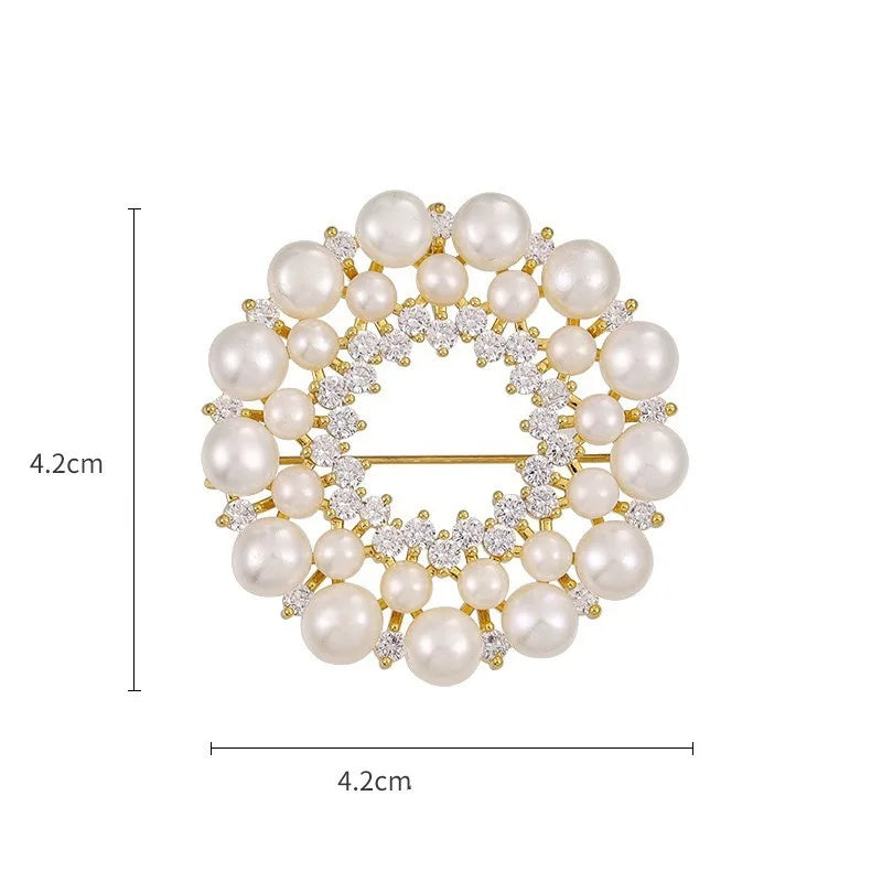 Faux Pearl Statement Brooch – alternate view 4