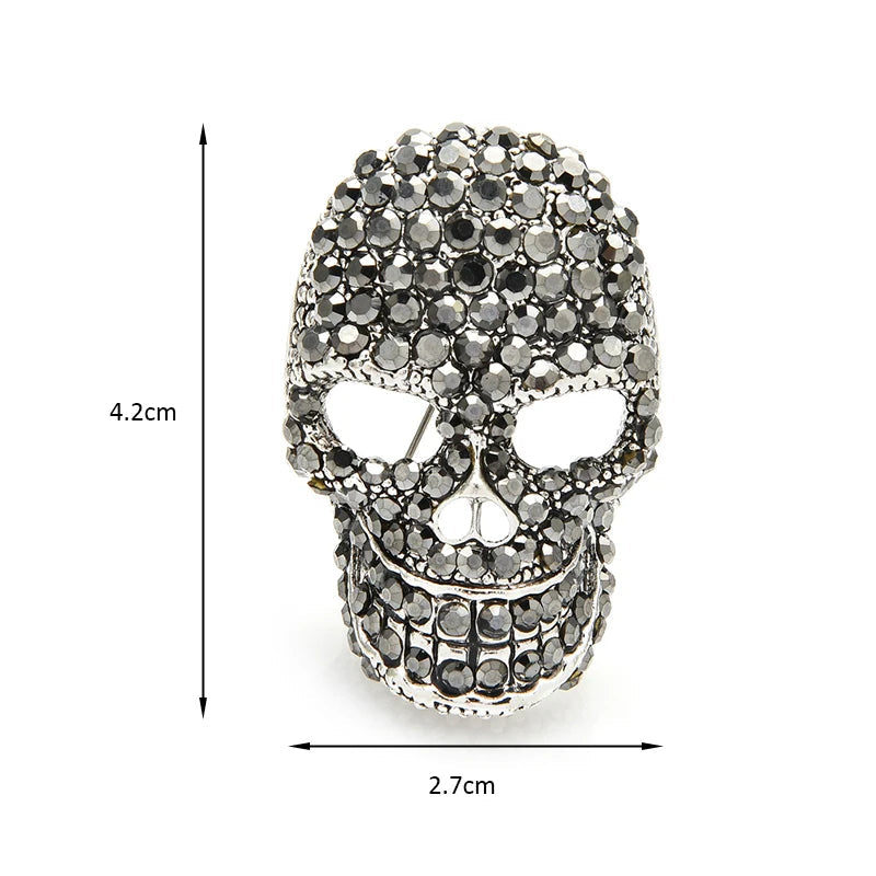 Crystal Skull Brooch – alternate view 6