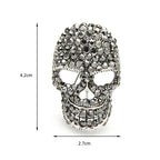 Crystal Skull Brooch – alternate view 6