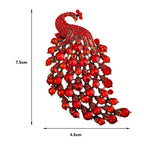 Crystal Peacock Brooch – alternate view 4
