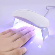 Kit d'autocollants pour ongles en gel - Lampe UV gratuite - Des ongles parfaits en quelques minutes