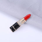 Enamel Crystal Lipstick Brooch – alternate view 3