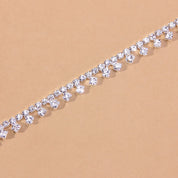 Rhinestone Drop Anklet