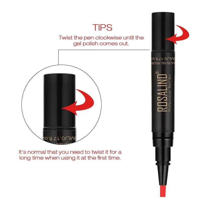 Stylo vernis gel pour ongles