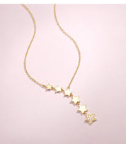 Radiant Starry Zircon Stainless Steel Choker Necklace