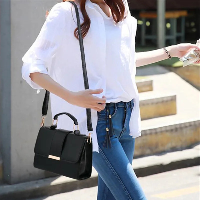 Schicke Retro-Crossbody-Handtasche für Damen – hochwertiges PU-Leder