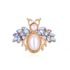 Faux Pearl Bee Brooch
