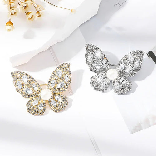 Crystal Butterfly Brooch – alternate view 3