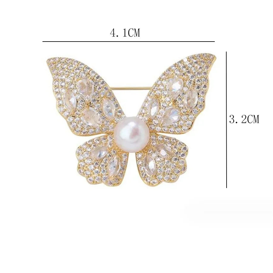Crystal Butterfly Brooch – alternate view 4
