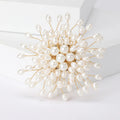 Faux Pearl Flower Brooch – alternate view 4
