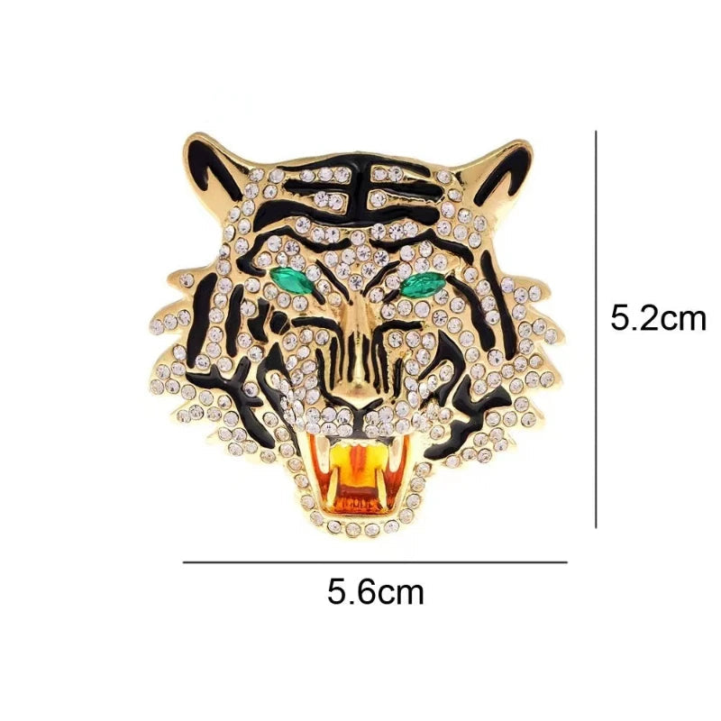 Crystal Tiger Brooch – alternate view 5