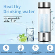 Hydrogen-Rich Water Generator Bottle - Titanium Filter