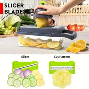 14-in-1 Multifunctional Vegetable Chopper & Slicer - Versatile Kitchen Tool for Effortless Meal Prep