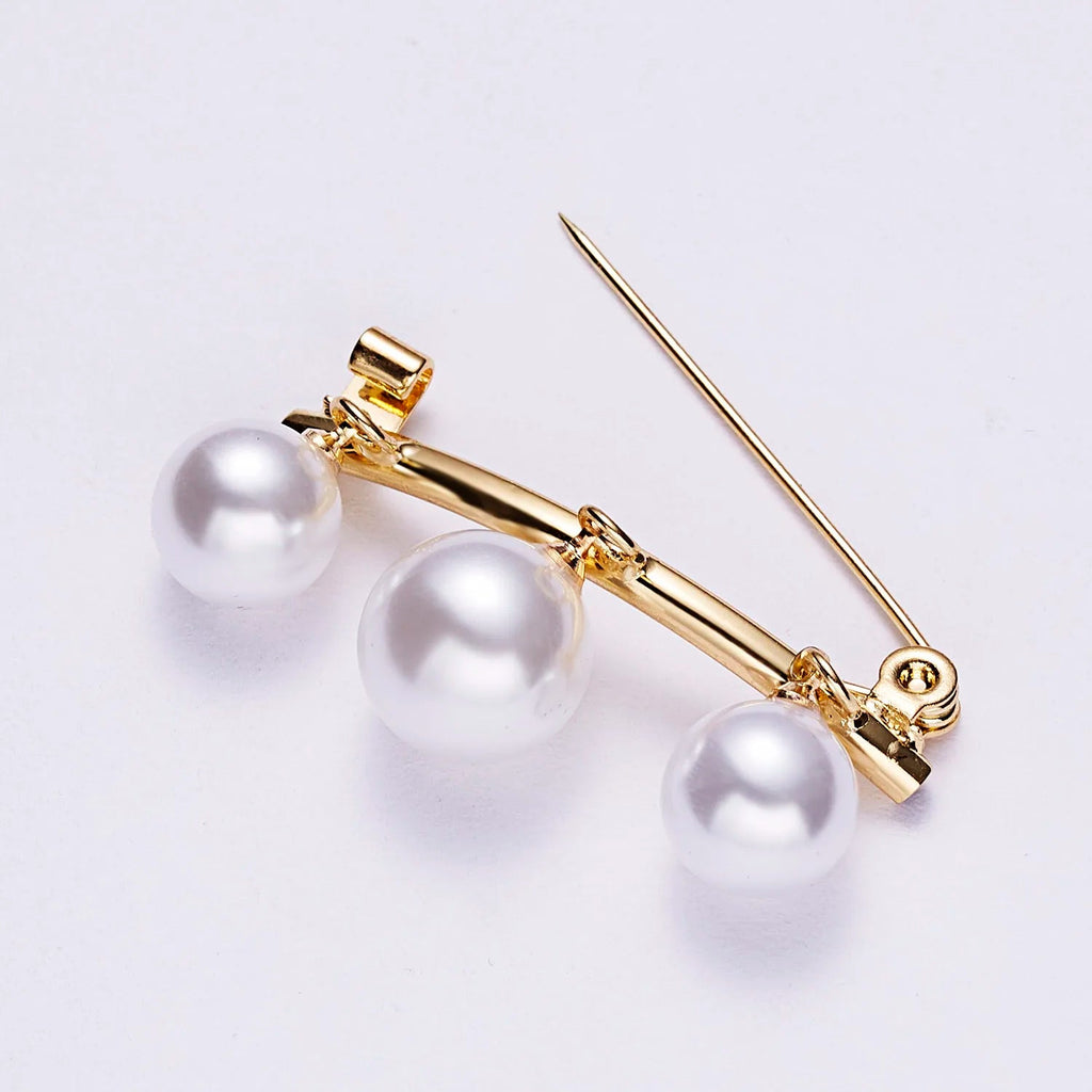 Faux Pearl Statement Brooch – alternate view 3