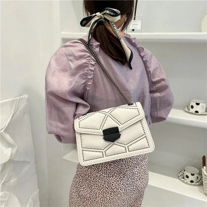 Stylish Crossbody Bag - Fashion PU Leather