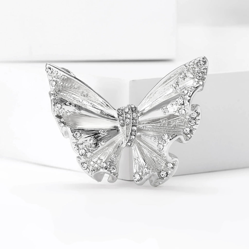Crystal Butterfly Brooch – alternate view 3