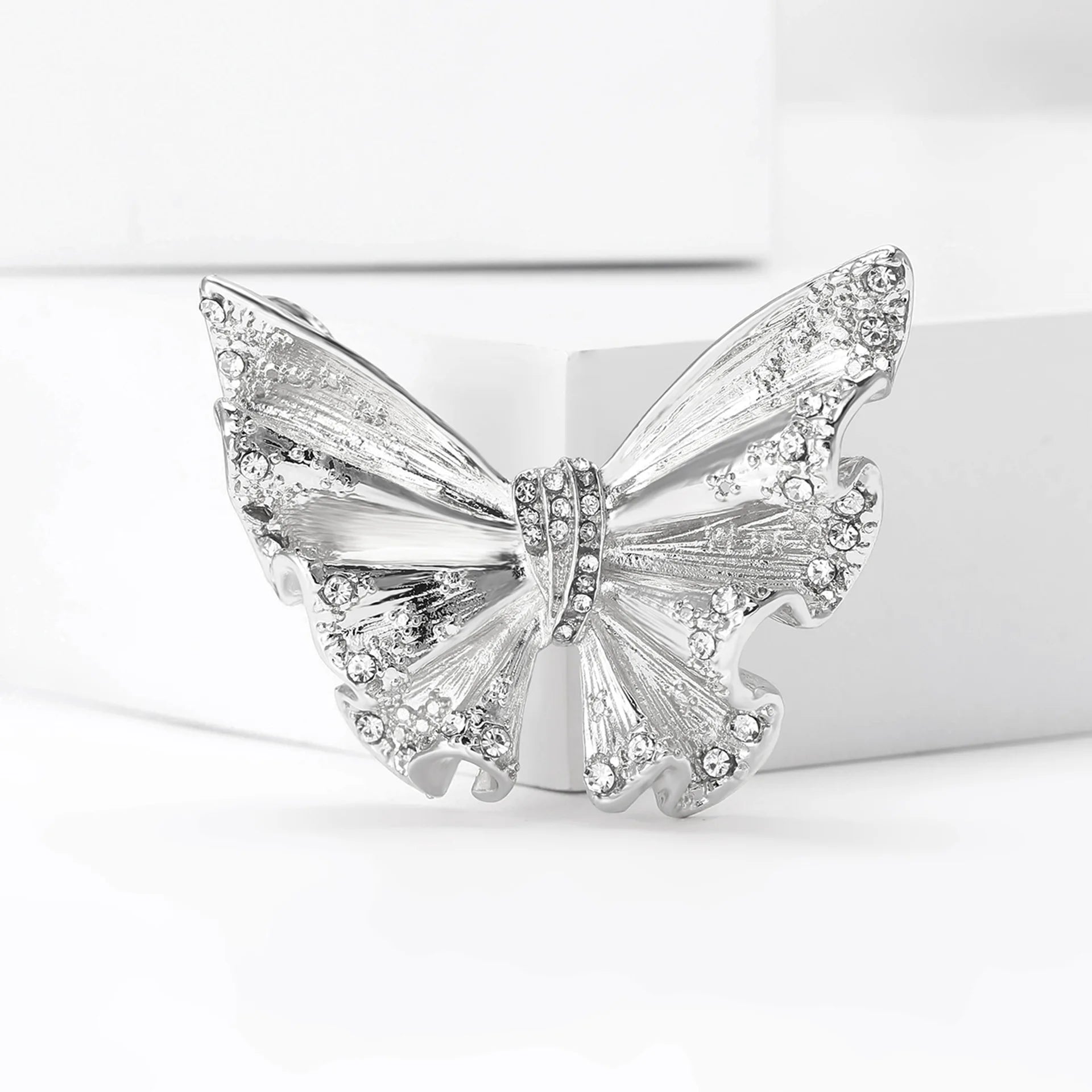 Crystal Butterfly Brooch – alternate view 3