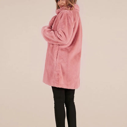 Winter Women's Faux Fur Coat High Quality