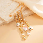 Faux Pearl Heart Brooch – alternate view 4