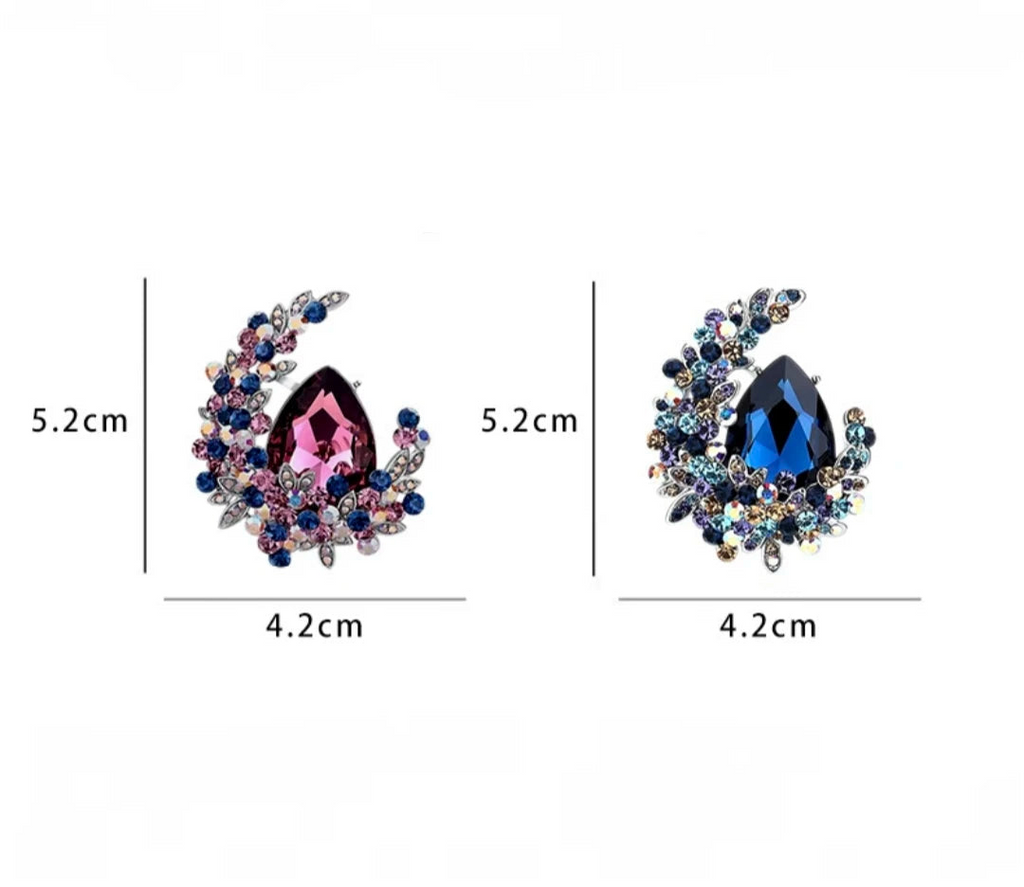 Crystal Moon Brooch – alternate view 4