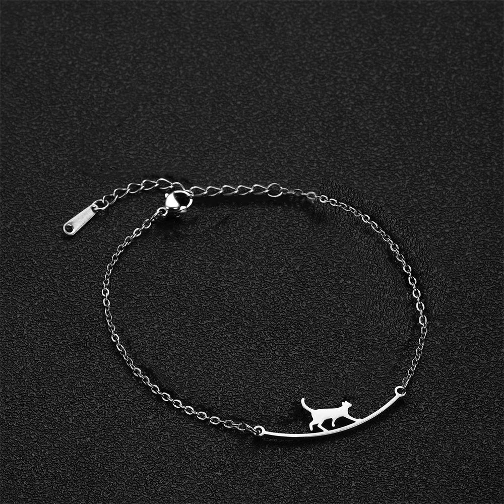 Walking Cat Anklet