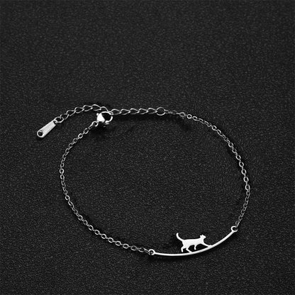 Walking Cat Anklet