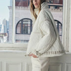 Chic Winter Stand Collar Loose Fit Women's Jacket