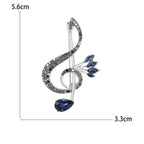 Treble Clef Brooch – alternate view 5