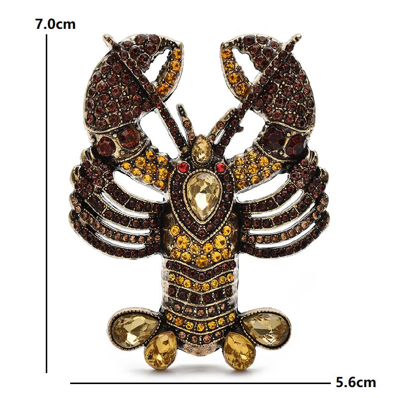 Vintage Lobster Brooch – alternate view 3