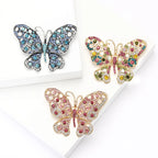 Vintage Crystal Butterfly Brooch – alternate view 3