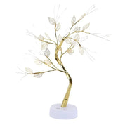 Enchanting LED Rose Leaf Table Lamp - USB Fairy Night Light