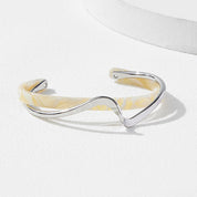 Elegant Geometric Metal Bangles for Women