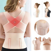 Women's 3-in-1 Bra with Buttons at the Waist for Posture and Shapewear