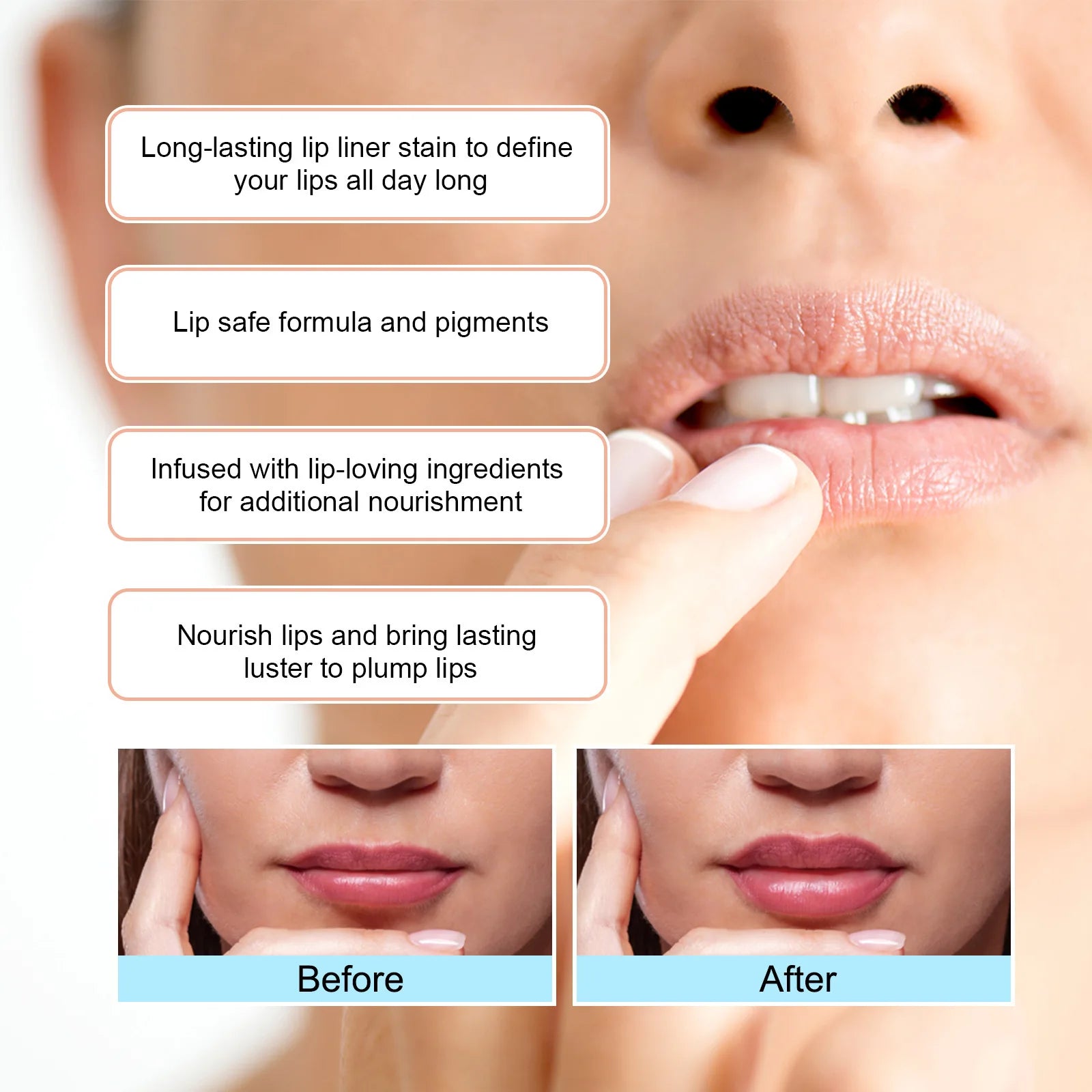 Lipliner Peel-Off wasserfest