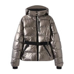 Women's Warm Skiing Hooded Slim Fit Jacket