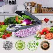 14-in-1 Multifunctional Vegetable Chopper & Slicer - Versatile Kitchen Tool for Effortless Meal Prep