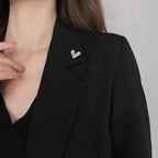 Crystal Heart Brooch – alternate view 3