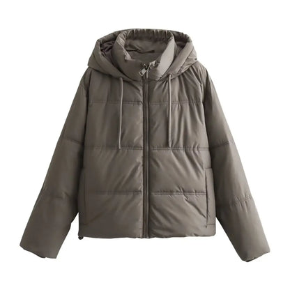 2024 Trendy Women's Cotton Hooded Jacket