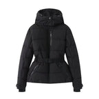 Women's Warm Skiing Hooded Slim Fit Jacket