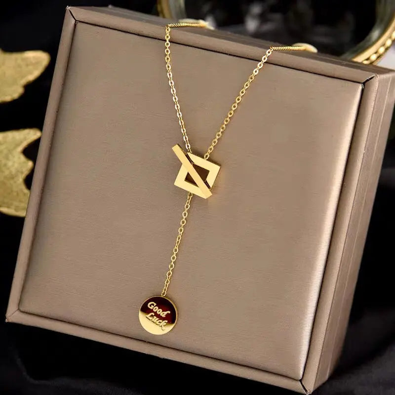Elegant Titanium Steel Necklace for Women