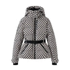 Women's Warm Skiing Hooded Slim Fit Jacket