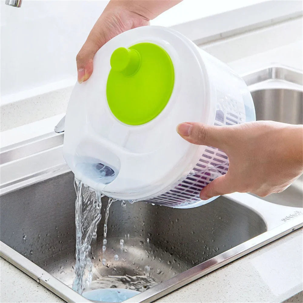 Effortless Salad Spinner & Vegetable Dryer