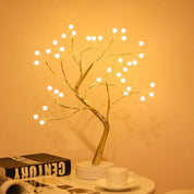 Enchanting LED Rose Leaf Table Lamp - USB Fairy Night Light