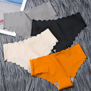 Seamless Mid-Rise Women's Silk Briefs - Soft & Comfortable