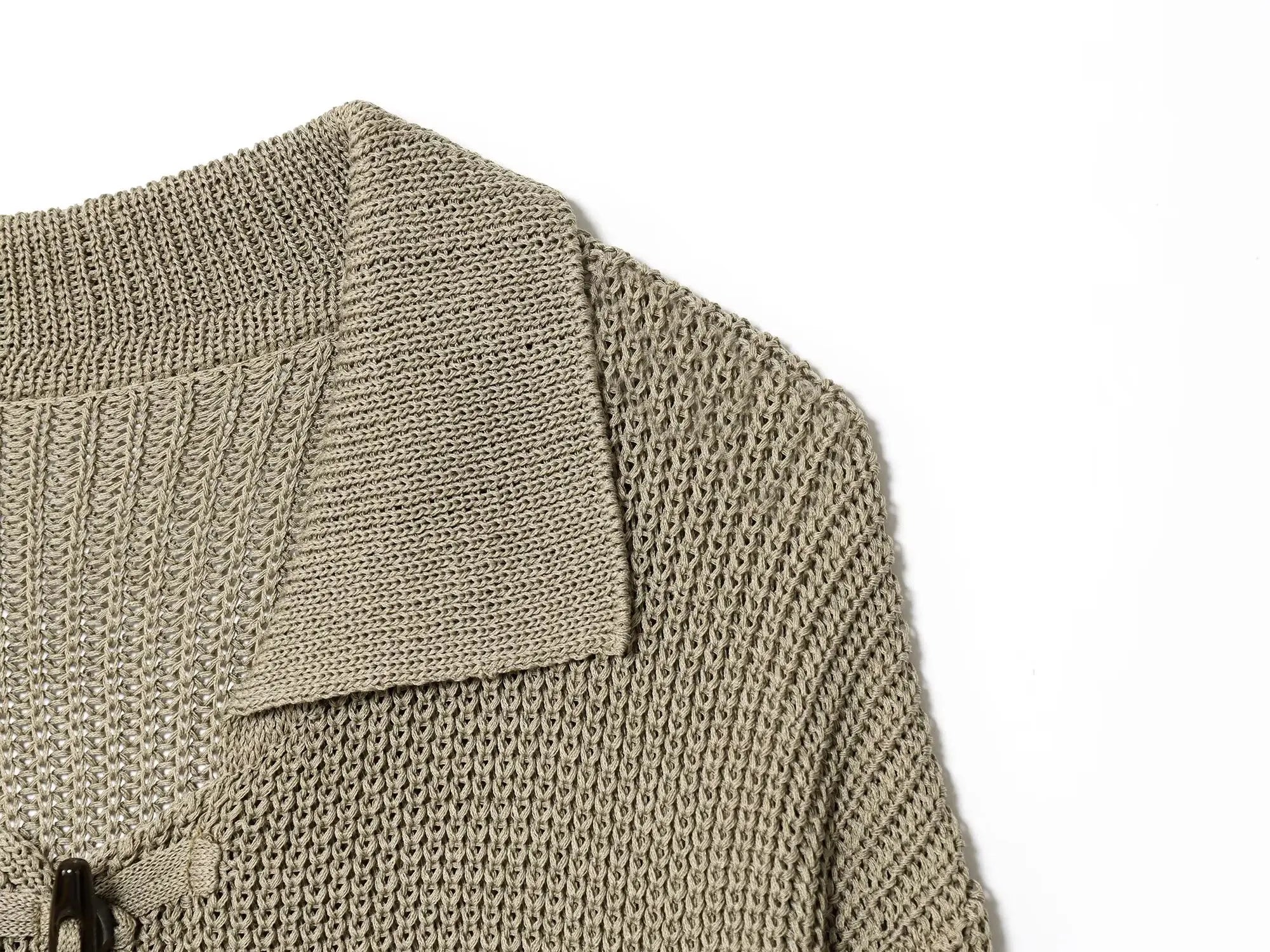 Chic Horn Button Knitted Cardigan for Women