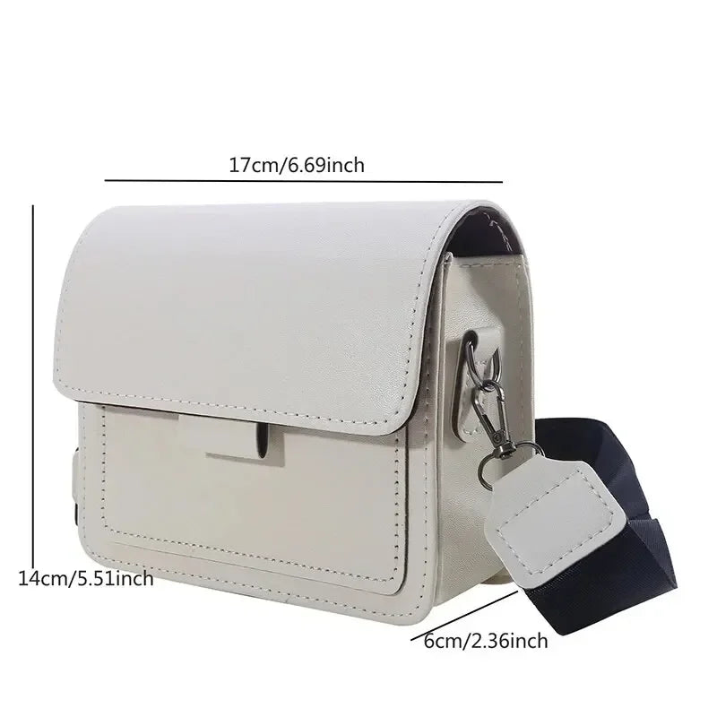 Sac bandoulière élégant pour femme – Design polyvalent à petit rabat