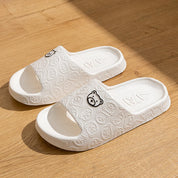 Charming Bear Print Women's Indoor Slippers