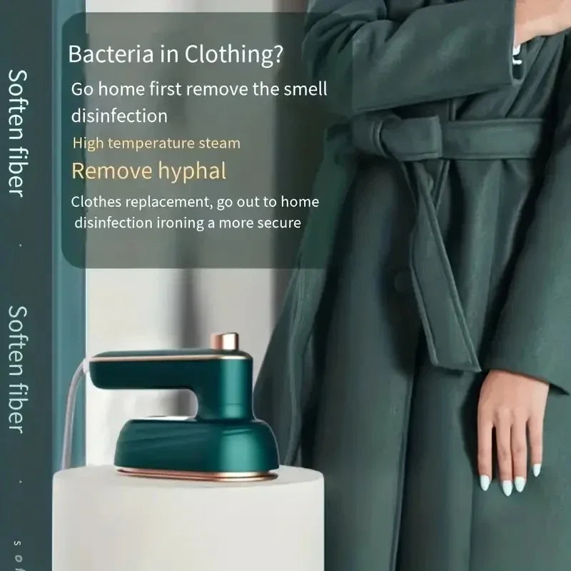 Compact Dual-Use Mini Electric Iron for Effortless Travel
